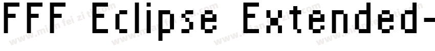 FFF Eclipse Extended字体转换